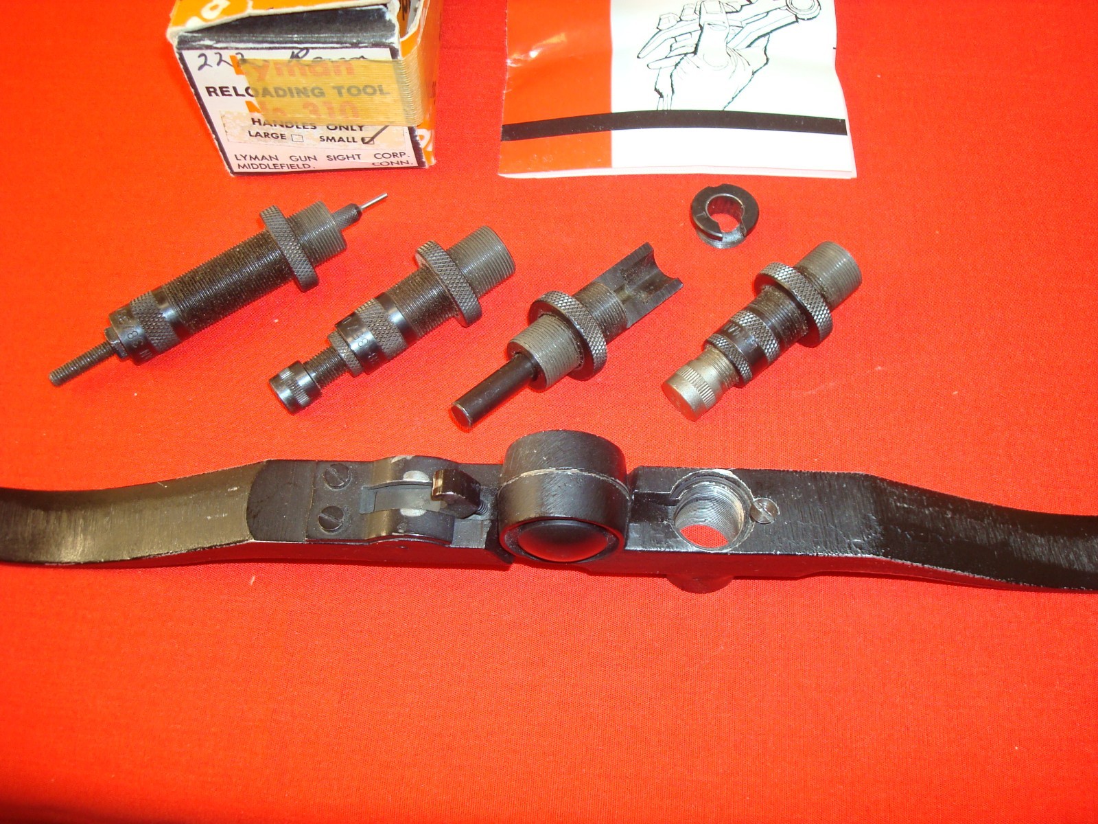 LYMAN 310 Reloading tool with Dies .38 / .357 mag