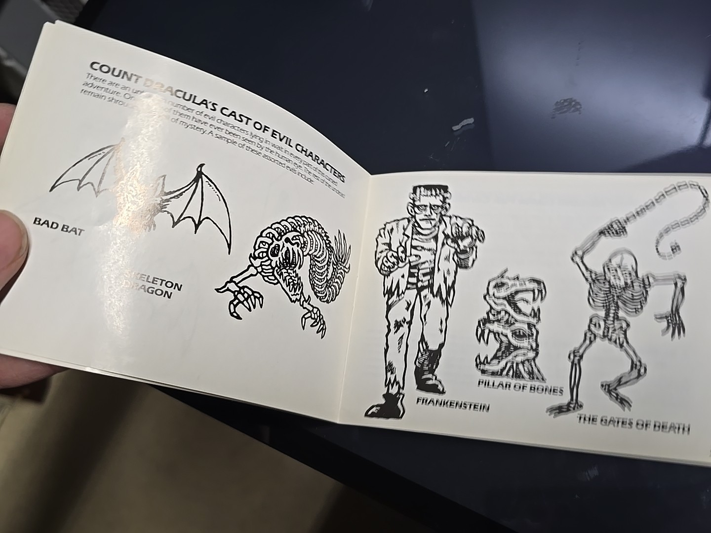 AUTHENTIC Dracula's Curse Nes Manual ONLY