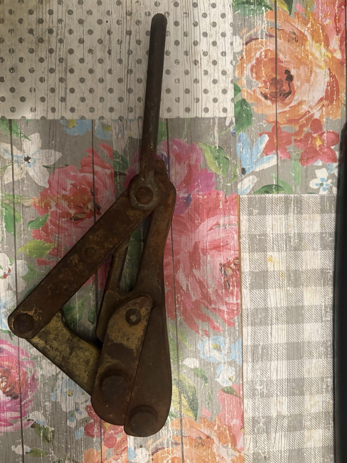 Vintage Klein Tools USA Cable Puller Lineman Wire Grip Tool 300 LBS Industrial