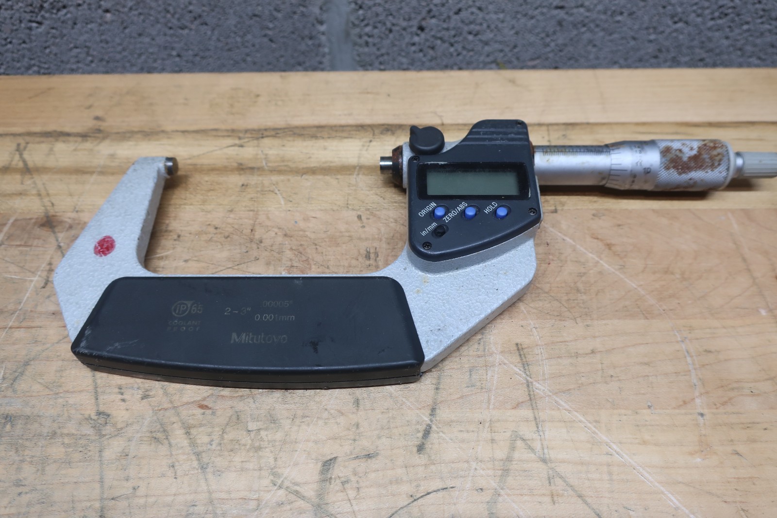 Mitutoyo 293-332 | Digital Micrometer 2-3", .0005" 0.001 mm