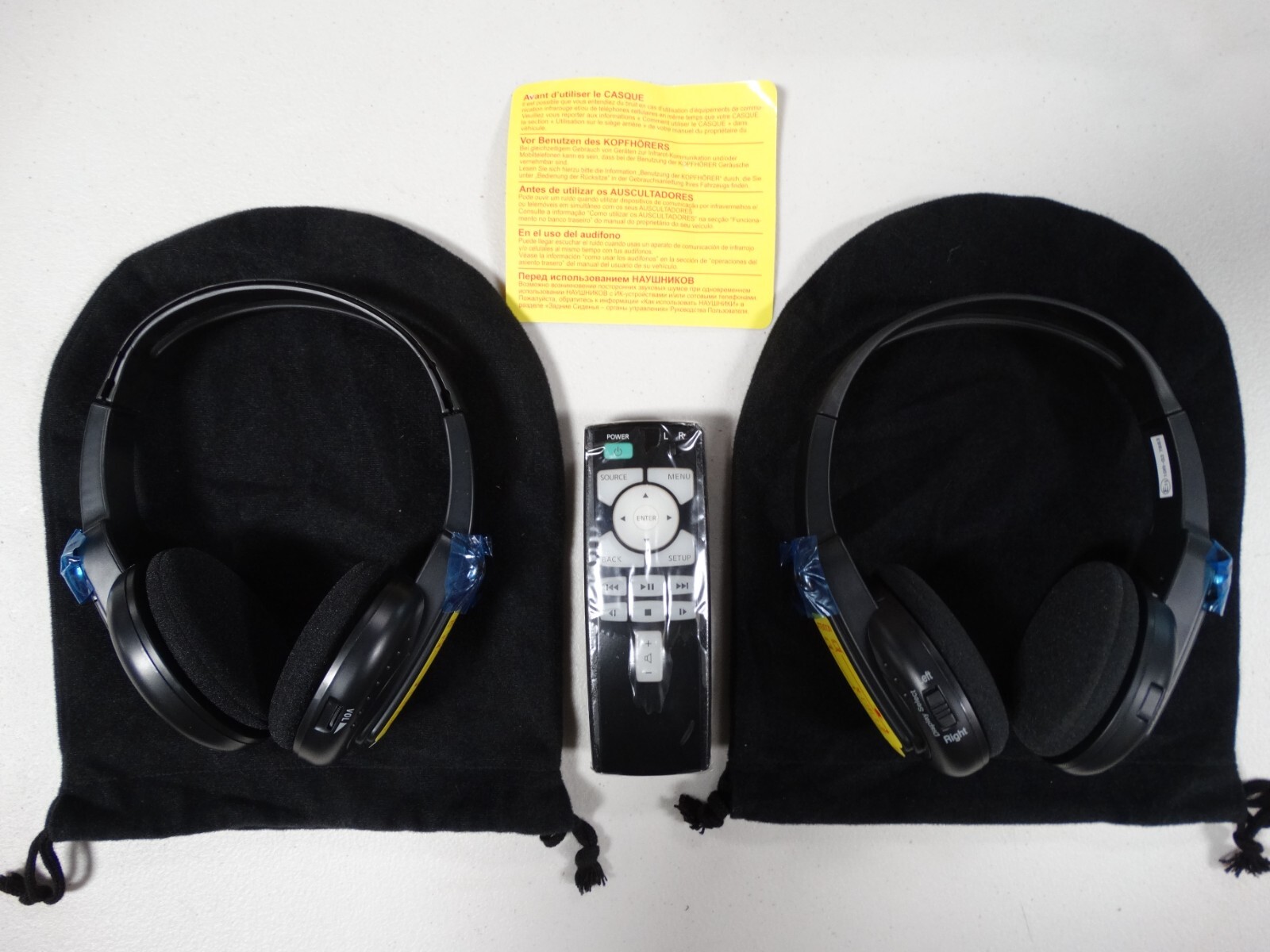 2014-2021 Infiniti QX60 QX80 Theater DVD Entertainment 2 Wireless Headphones OEM