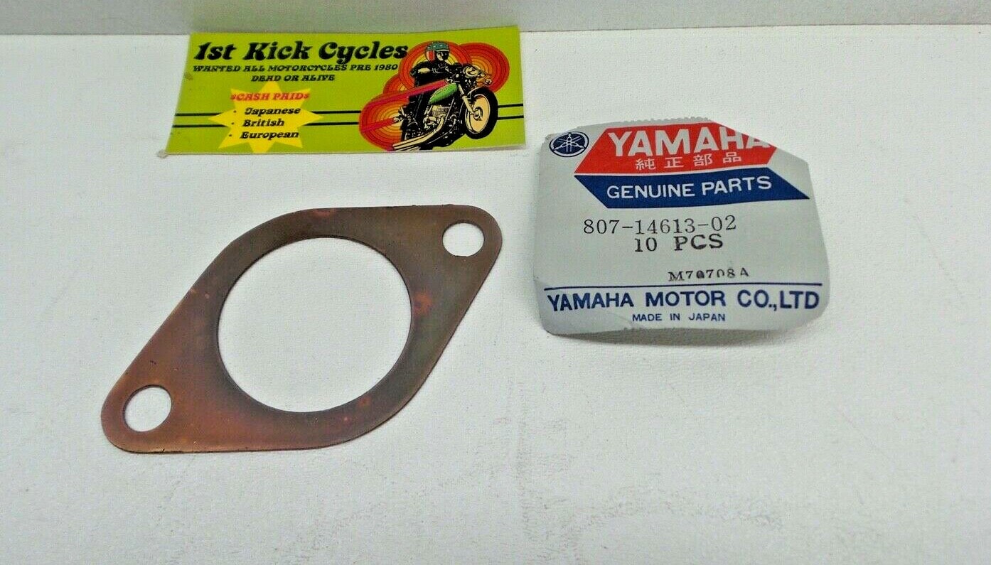 NOS YAMAHA SNOWMOBILE EXHAUST GASKET SL338 SL396 SW396 807-14613-02 OEM
