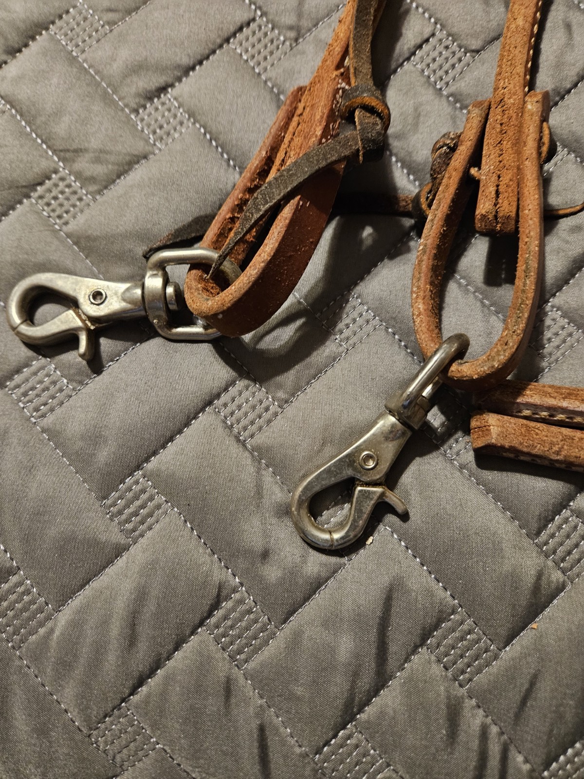 Rolled Leather Western Reins 98"
