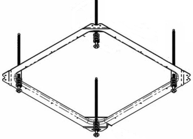 MTG FRAME & BOLT KIT PKG COLEMAN RVP 8333A1031  2 Day Shipping FREE