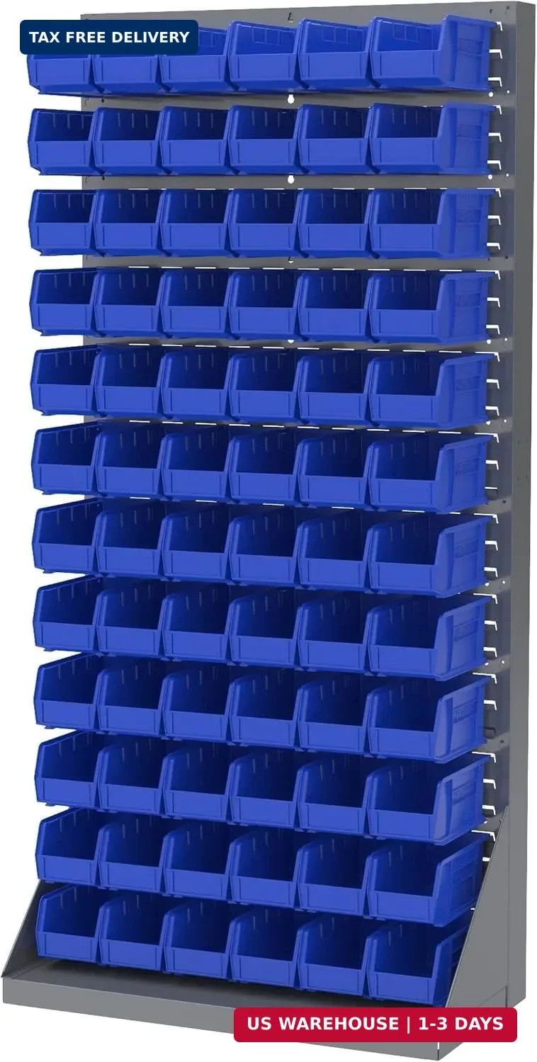 30230 AkroBins Plastic Storage Bins, Space-Saving Stackable Bins for Garage, Pan