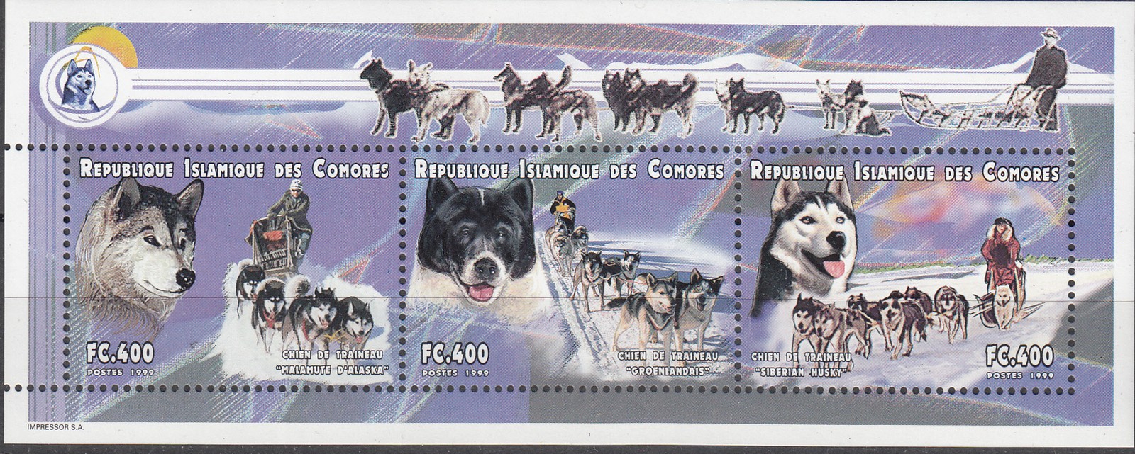 W COMORO 0937 ARTIC DOGS