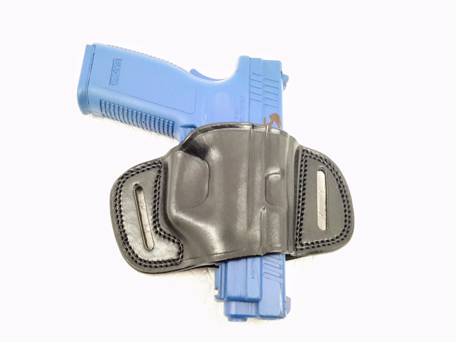 OWB Quick Slide Leather Belt Holster for Beretta 92FS, MyHolster
