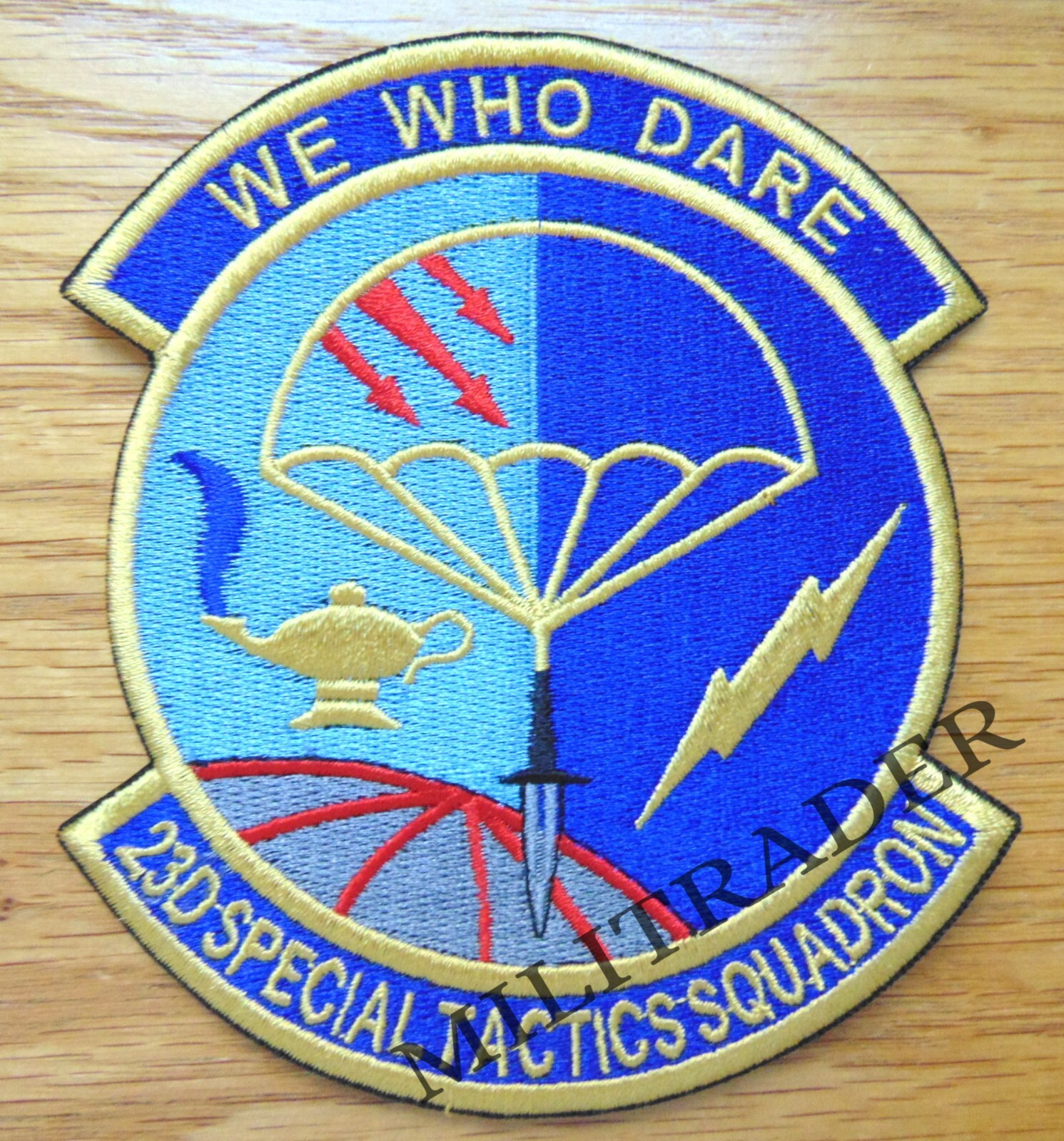 USAF 23rd Special Tactics Squadron We Who Dare Patch (FC)