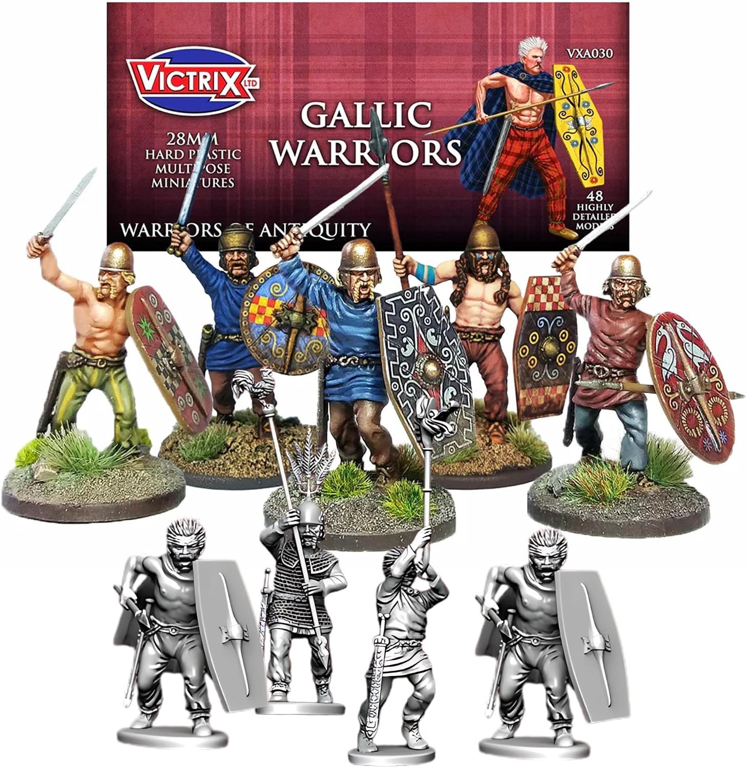 Victrix Miniatures Ancients - Unarmoured Gallic Warriors