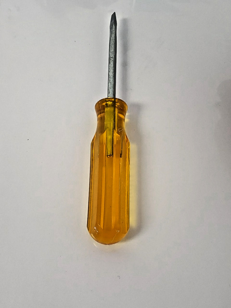 Xcelite S3163 3/16" x 3" Regular Square Blade Screwdriver, Amber Handle