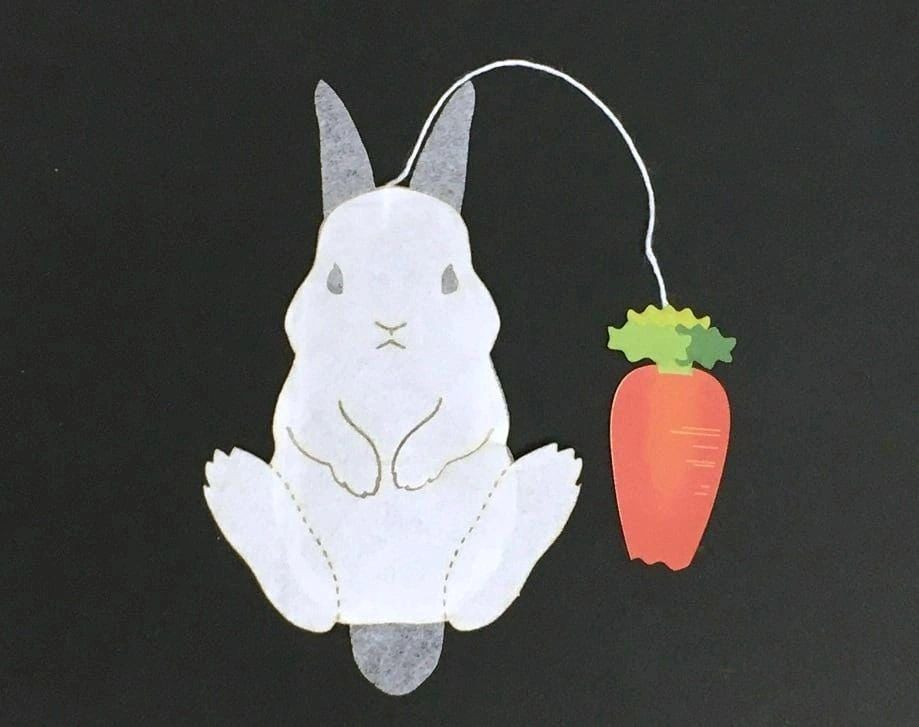 Rabbit Strawberry Black Tea Bag - Ocean Teabag