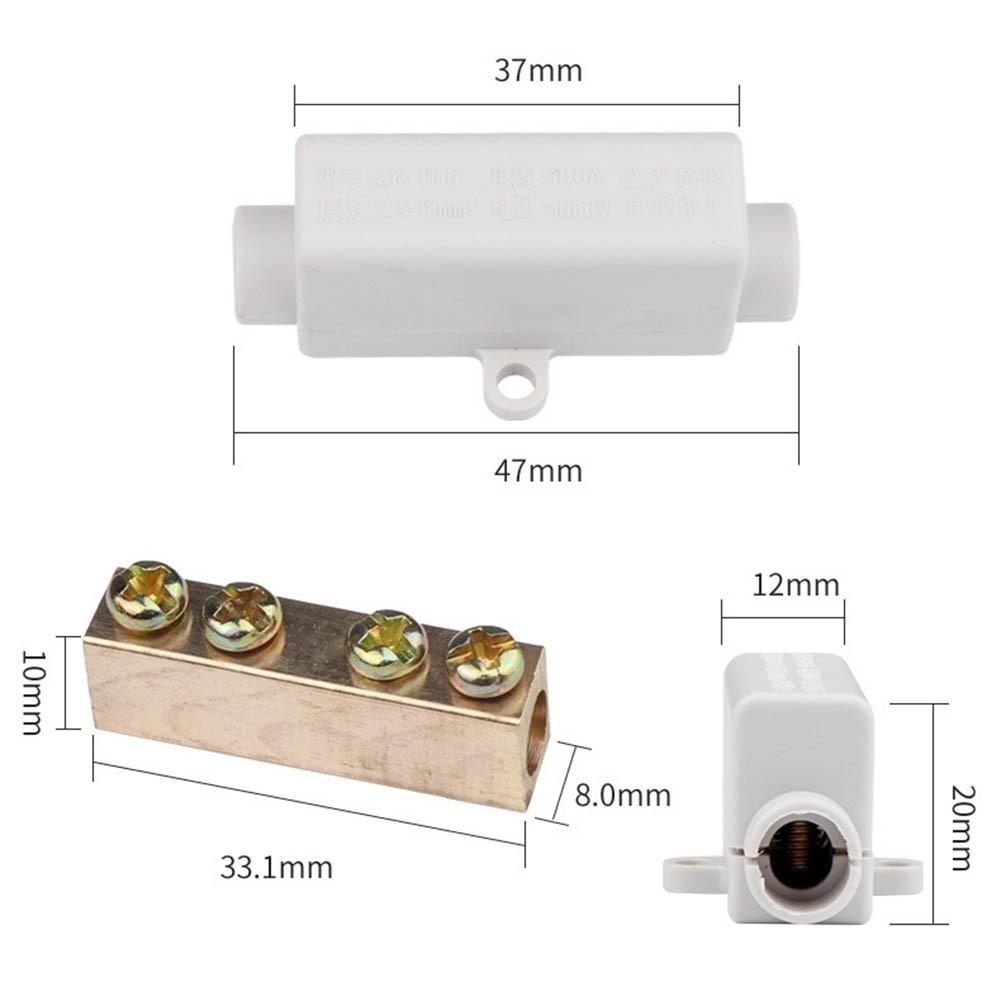 Five Pack Electrical Connectors Rated at 1000V and Suitable for Wiring