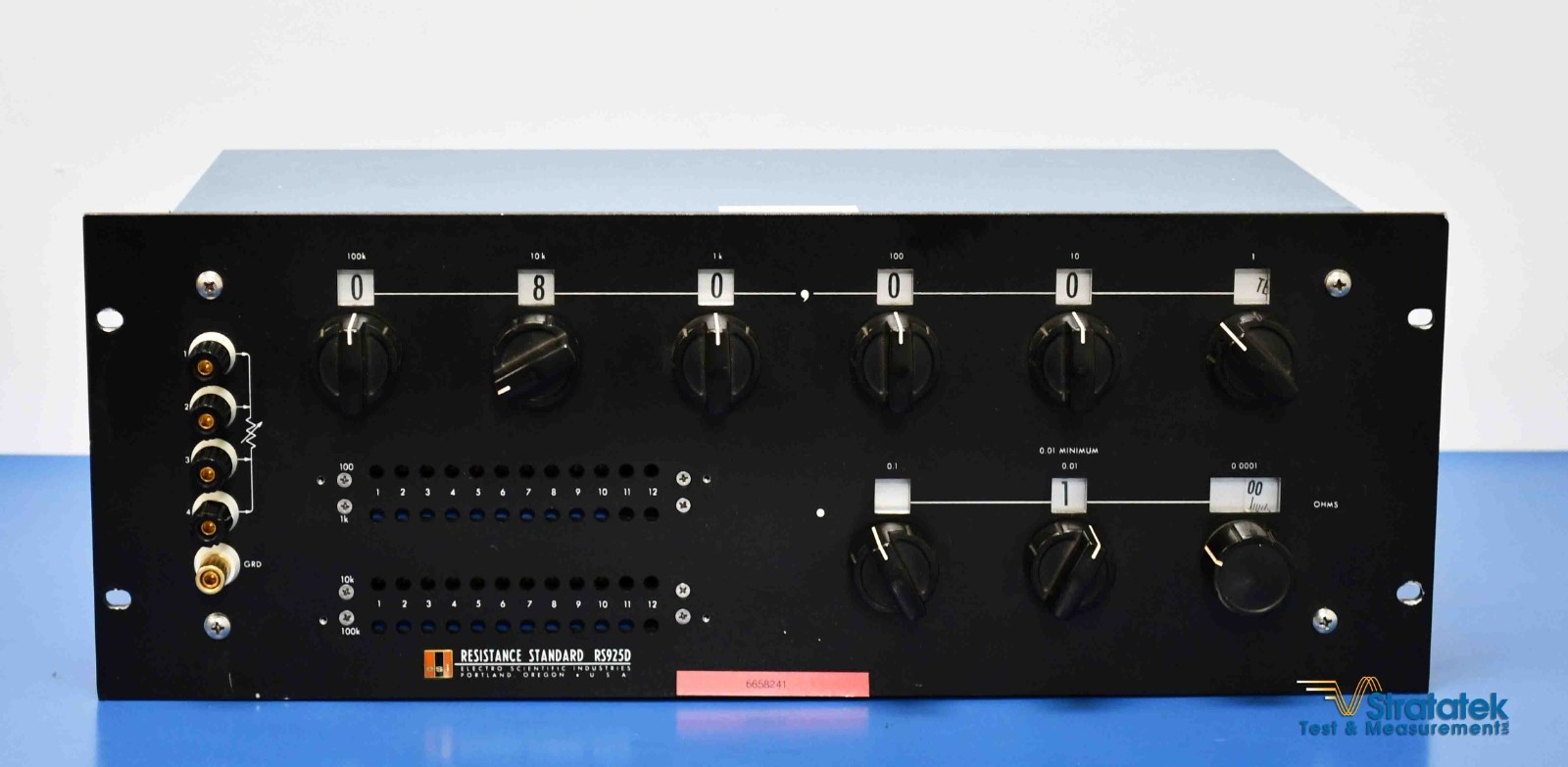 ESI R9252D Precision Resistance Standard Decade - NIST Calibrated