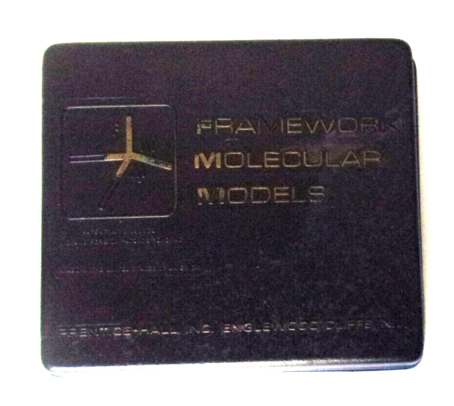 1973 FRAMEWORK MOLECULAR MODELS Kit w/Instructions VALENCE CLUSTERS++