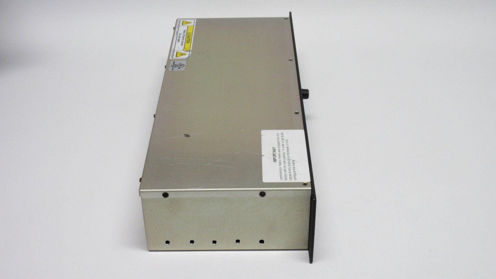 Lectrosonics DM1612 DSP Matrix Digital Automatic Mixer, Power ON and Menu VIDEO!