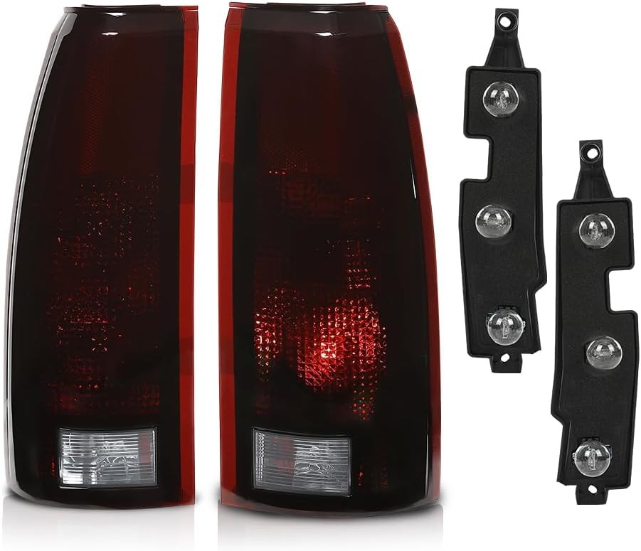 PIT66 Tail Lights Assembly w/Connector Circuit Compatible with 1988-1999 Chevy G