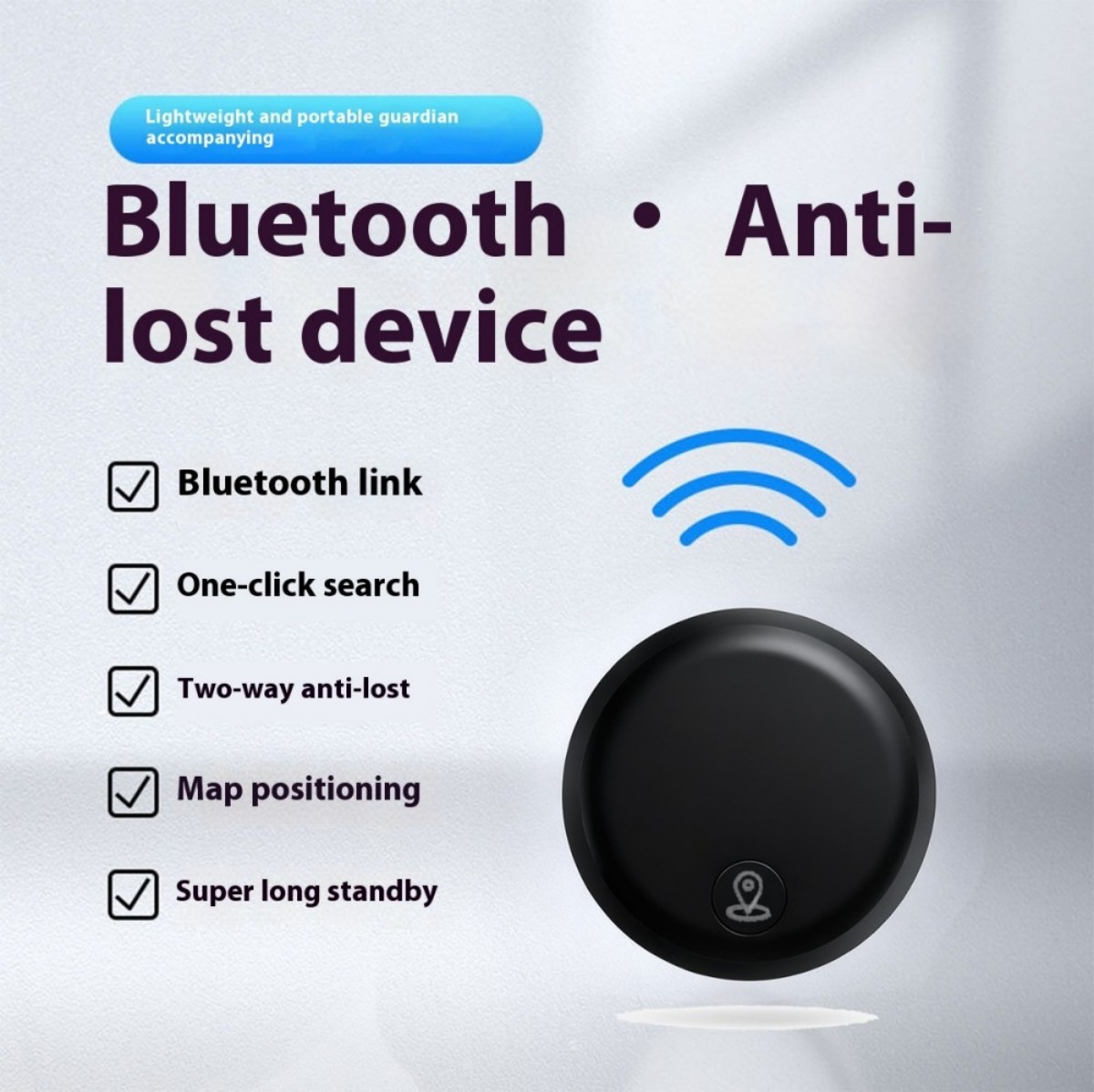 Mini GPS Bluetooth Location Device Tracking Air Tag Key Pet Child Finder Tracker