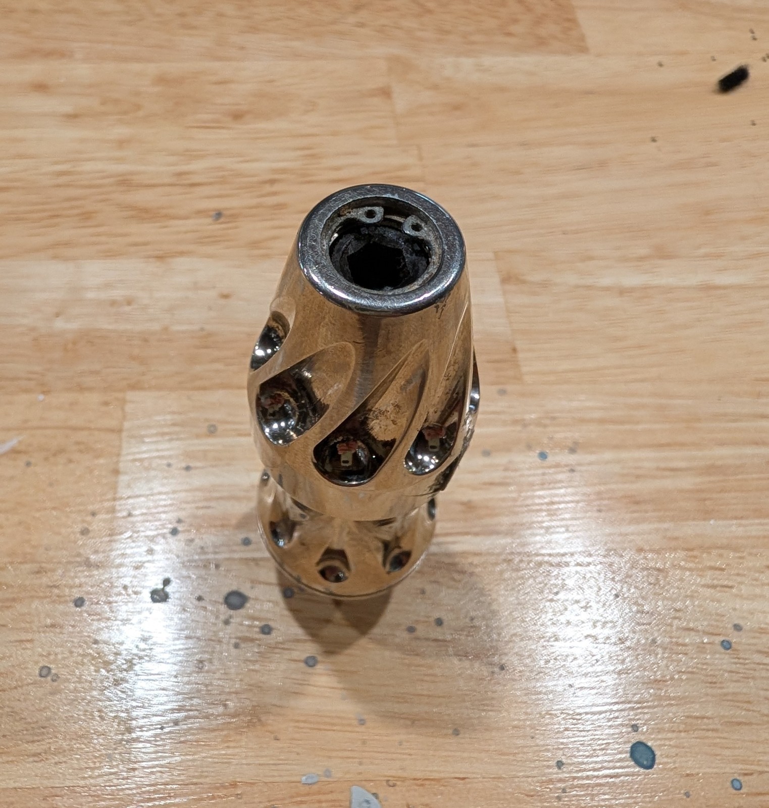 WGP Inline Regulator Black Magic Nickel