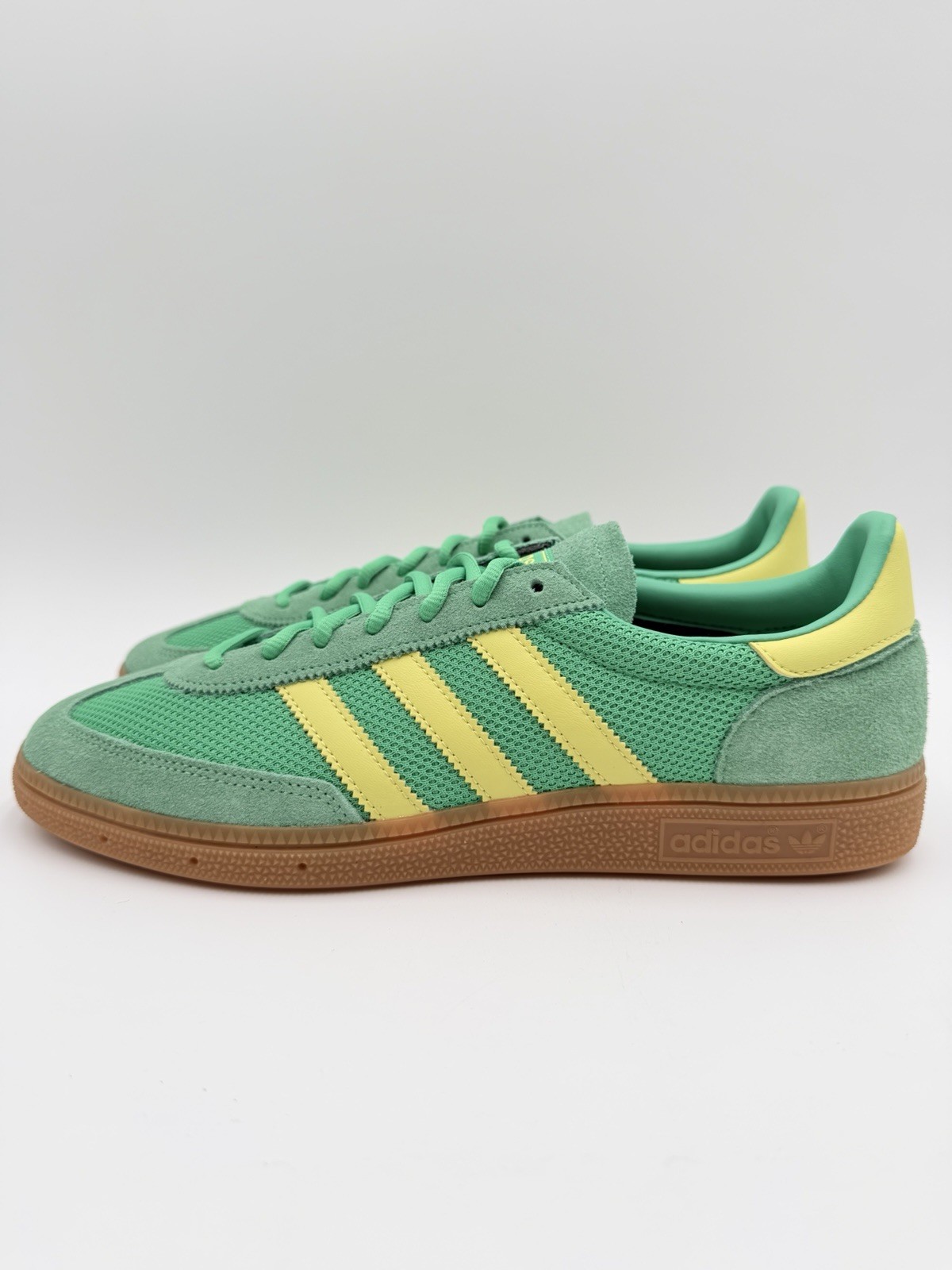 Adidas Men's Handball Spezial Originals Size 9 Green Yellow Gum |JH5444|
