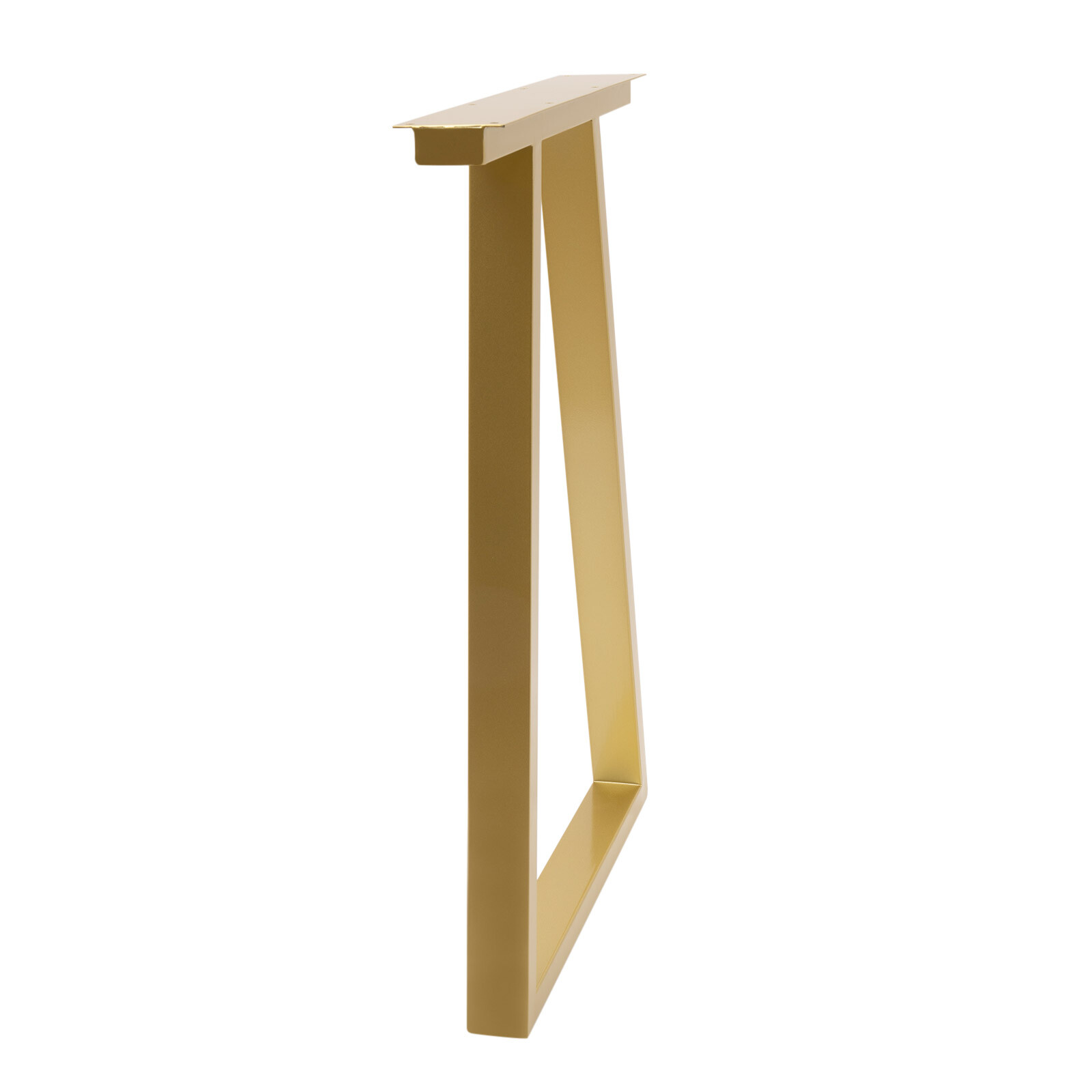 28inch Pair Trapezoid Metal Gold Table Legs Furniture Legs Office Table Legs NEW