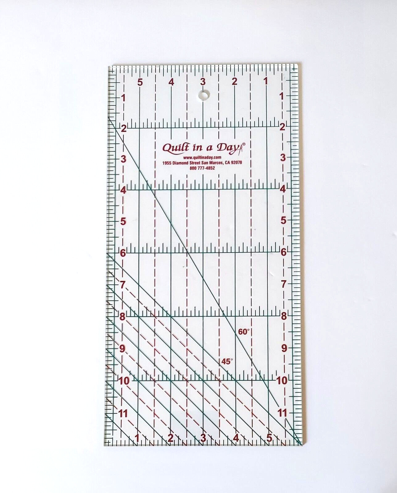 Quilt in a Day 12 Inch Square Up Ruler Pre Owned