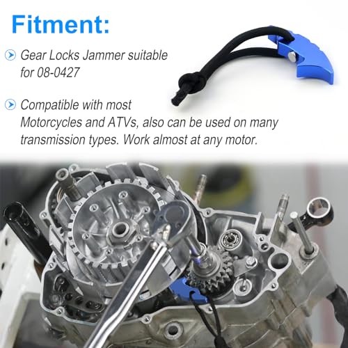 Gear Locks Jammer Tool Compatible for Most ATVs and Motorcycles, Many