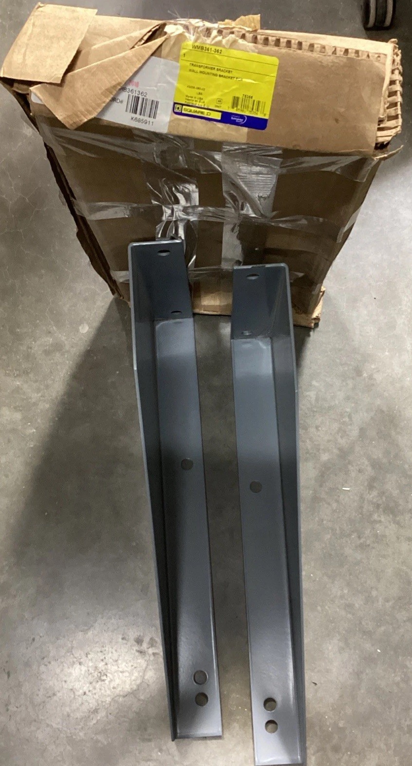 Square D WMB361-362 Wall Mount Bracket For Dry Type Transformers