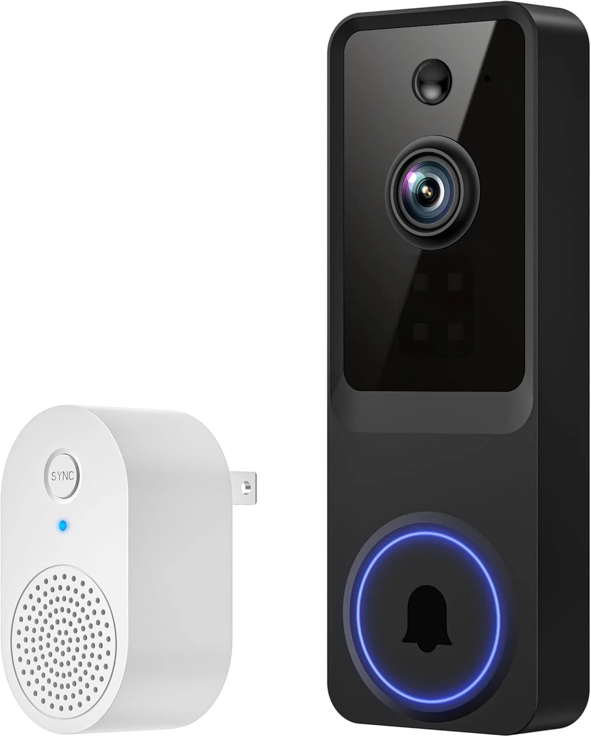 1080P Wireless Video Doorbell Camera Two Way Audio Night Vision WiFi Security Ca
