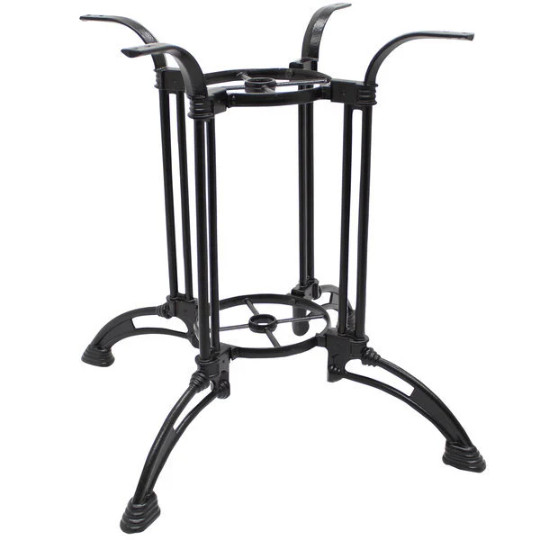 Farm Rustic Cast Iron Table Base with 24 Round Base in 29" Standard Height