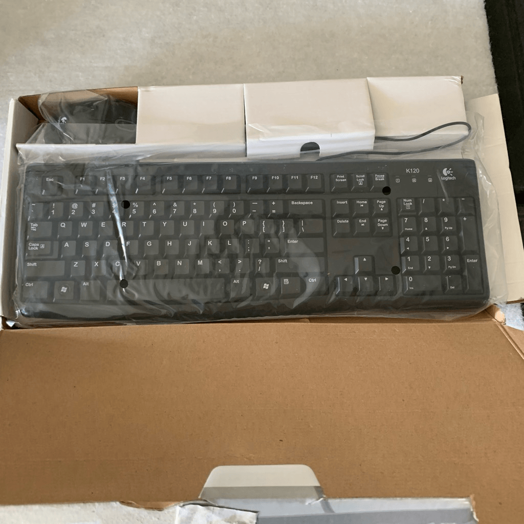 Logitech Desktop MK120 Keyboard & Mouse New-Open Box