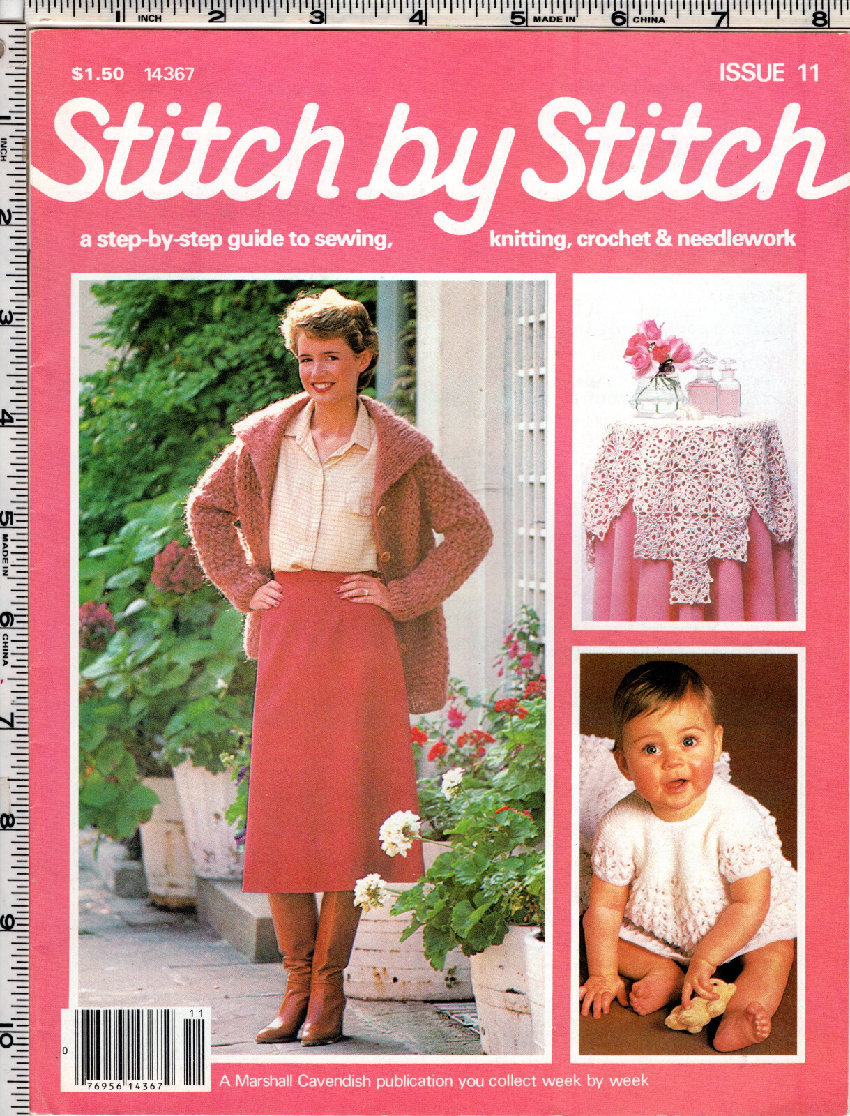 Stitch by Stitch Issue 11 Sewing Knit Crochet Needlework Pages 289-316 No Patter
