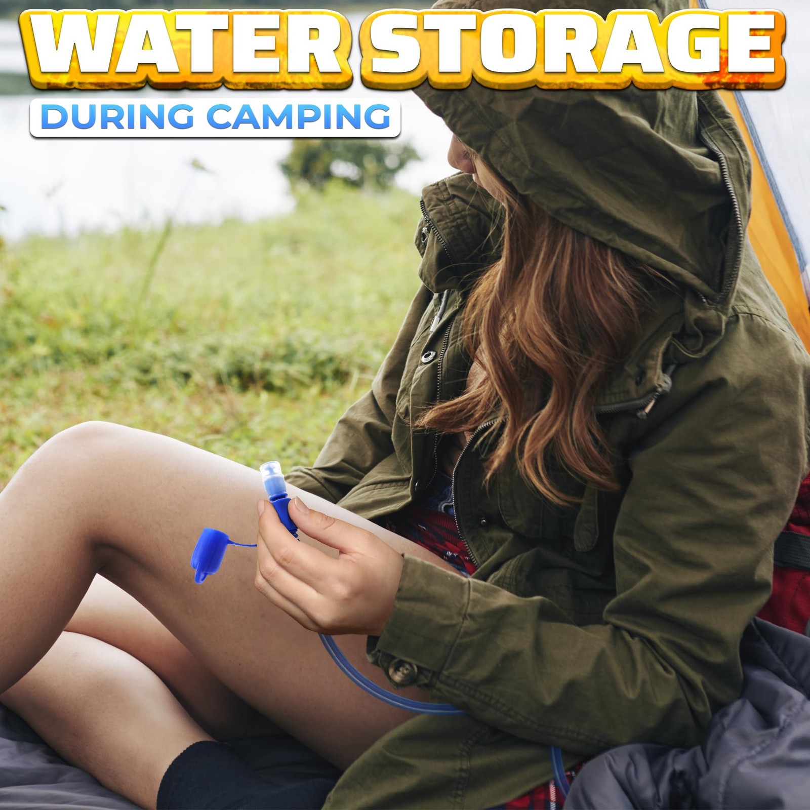 Water Bladder For Hiking Backpack โ€ 1l/1.5l Tpu Material Hydration Bladder ...