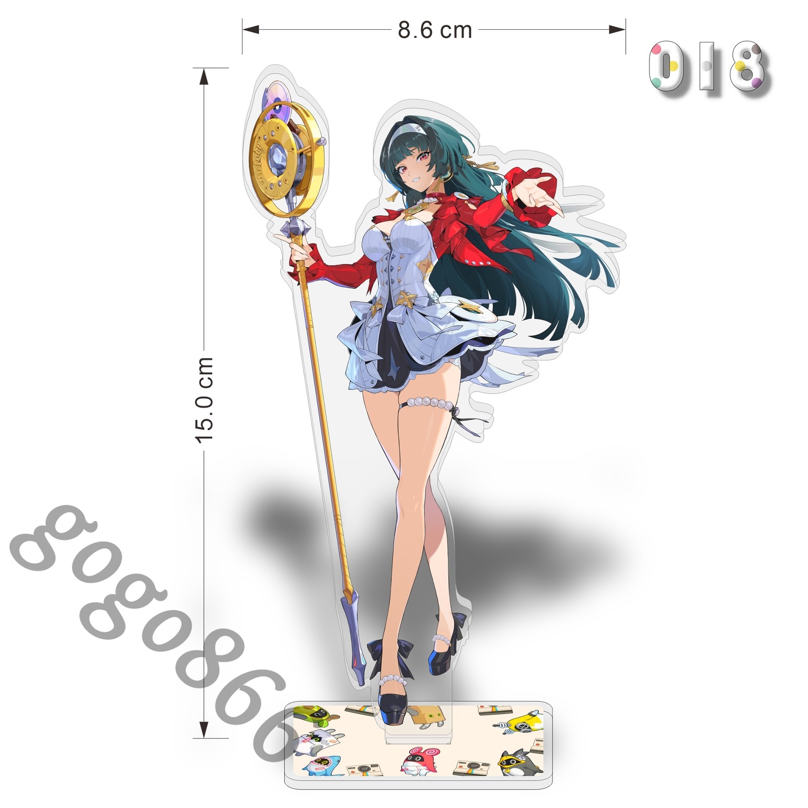 Zenless Zone Zero Hot Foundation Stand Table Acrylic Desk Figure Gift 15cm #46