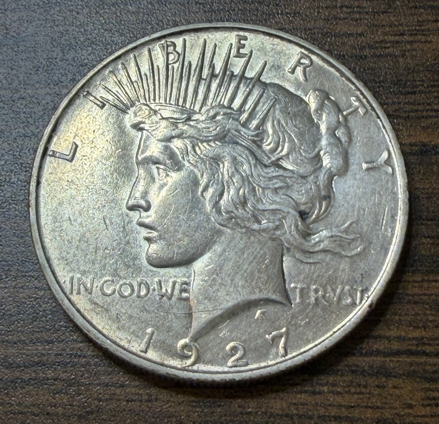 1927 D Peace Dollar Nice Coin