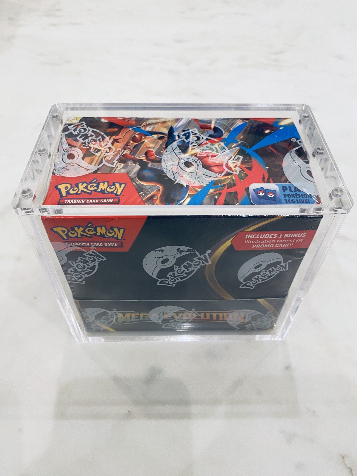 Pokemon Booster Box BB Acrylic Display Case Magnetic Lid UV Protection Premium
