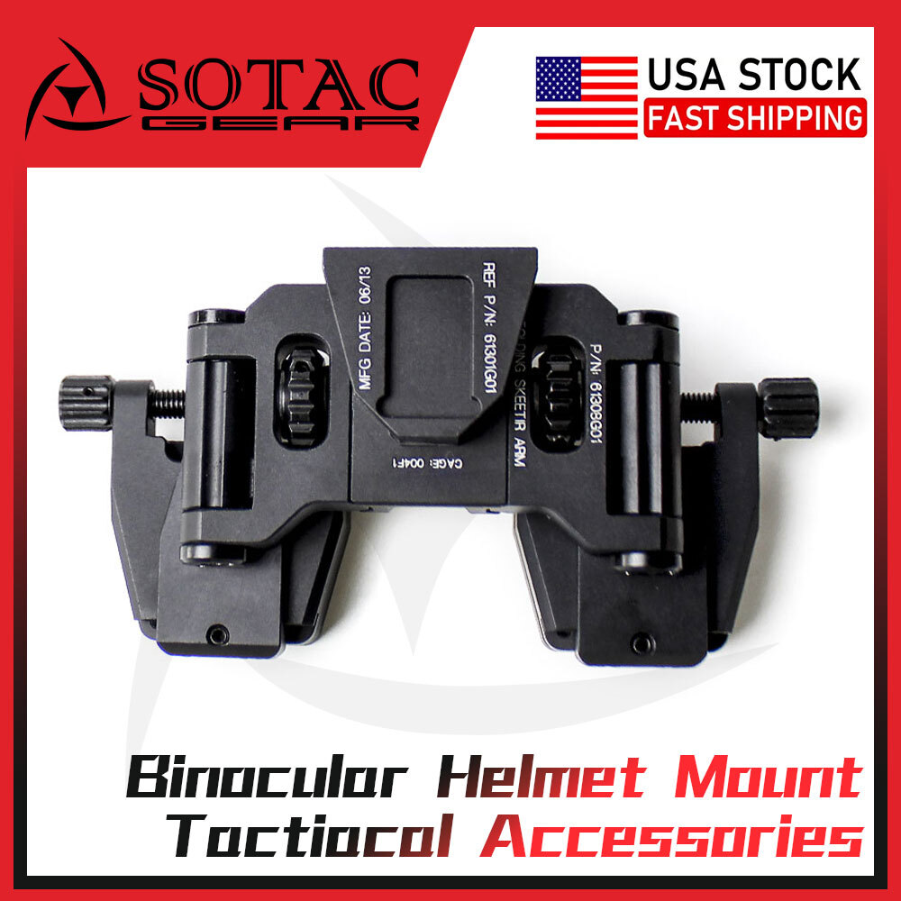 CNC Metal Modular Dual Binocular Bridge Helmet Night Vision NVG Dovetail Mount