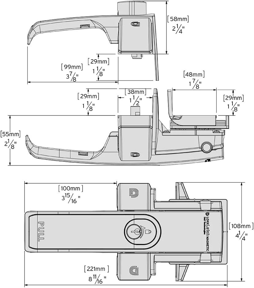 Innovative Magnetic Gate Latch with Durable Polymer Design for Long-Lasting Use