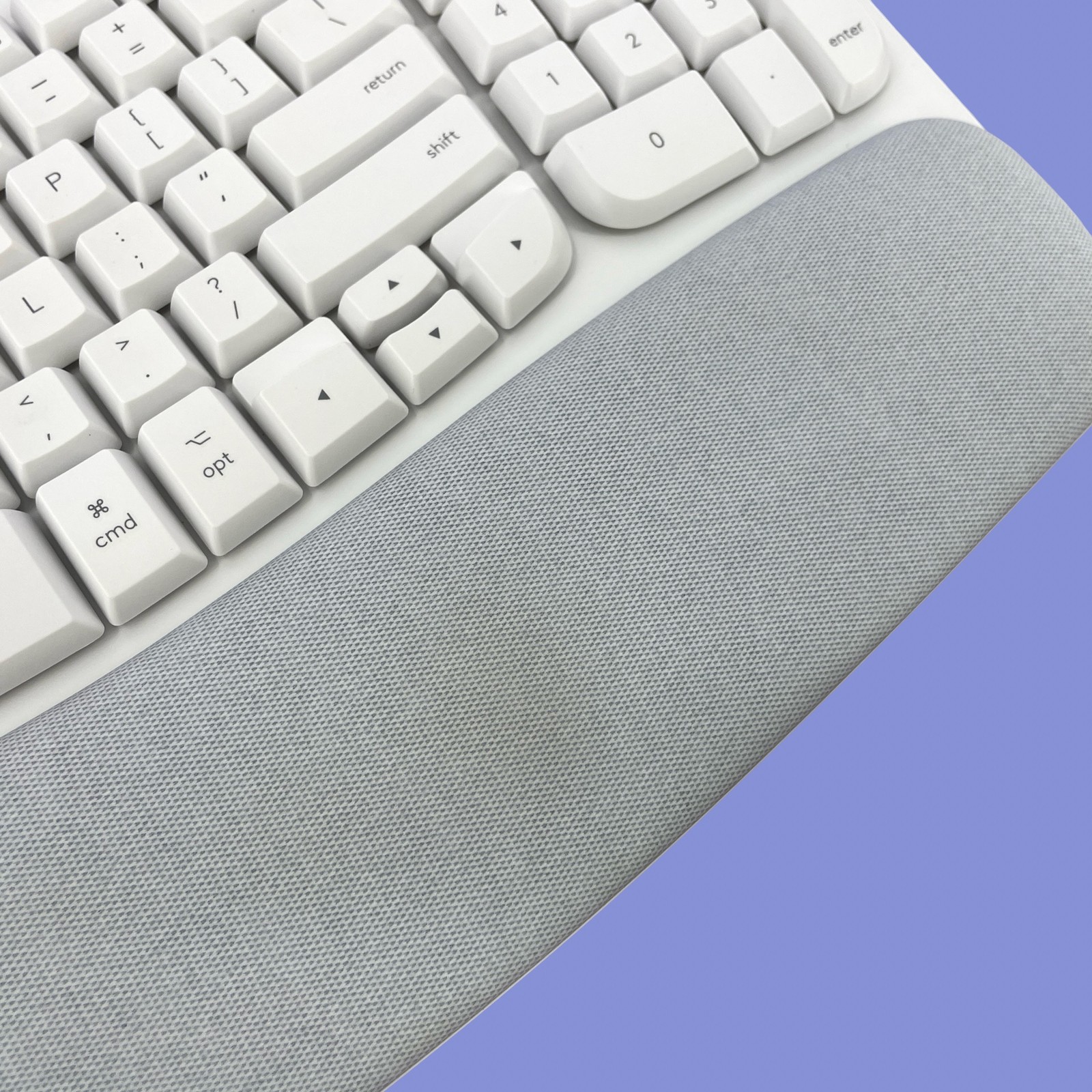 Logitech Wave Keys for Mac Wireless Ergonomic Keyboard Off White #ND1380