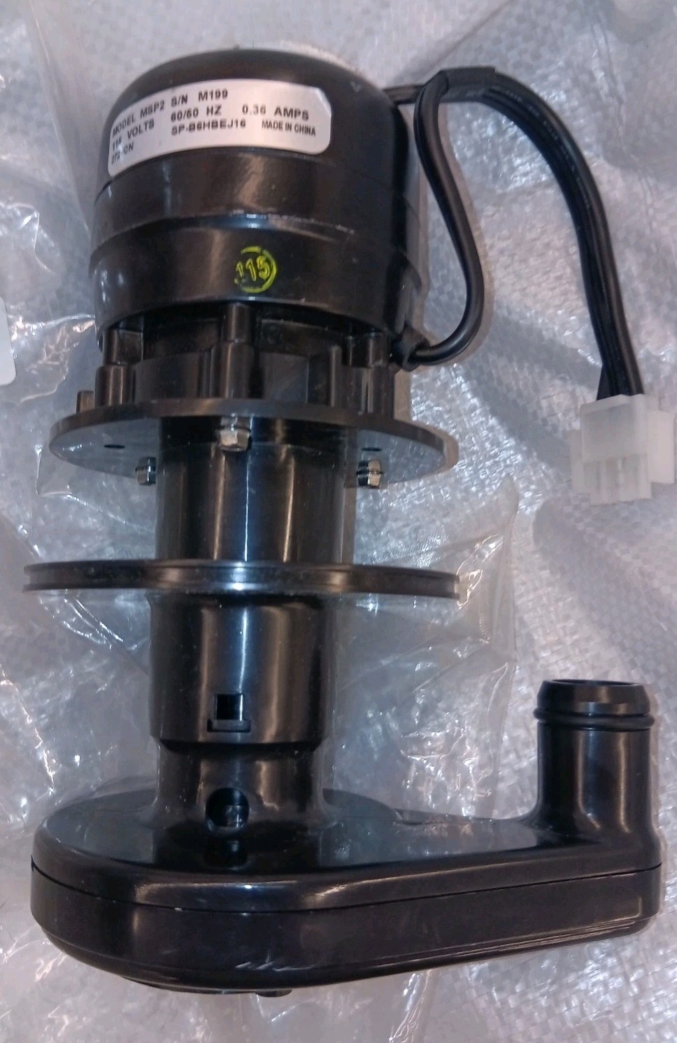 Manitowoc MSP2 Water Pump 115V 0.36A Ice Machine Replacement OEM