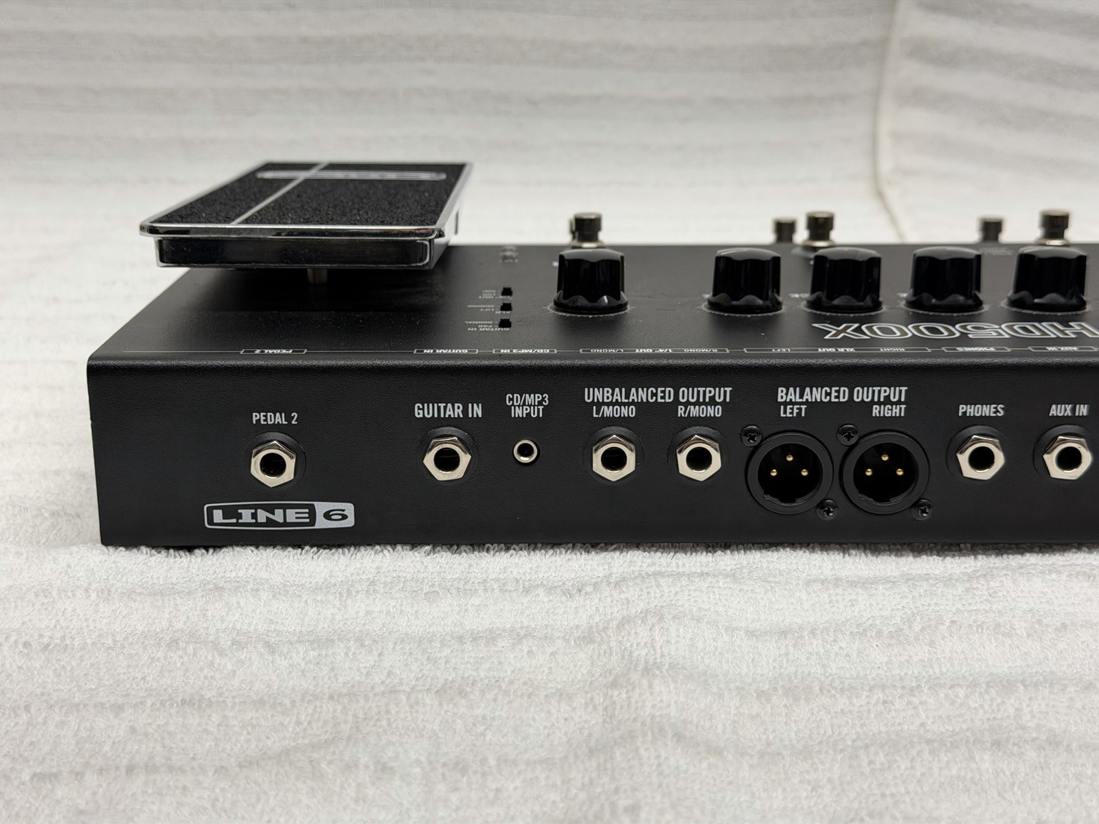 Line 6 POD HD500X Multi-Effect Guitar Pedal Control w/Power Supply