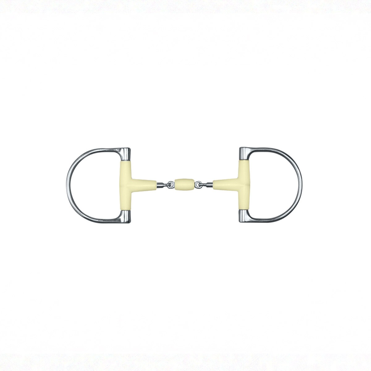 HAPPY MOUTH Double Joint Roller King Dee Horse Bit (464118SS)