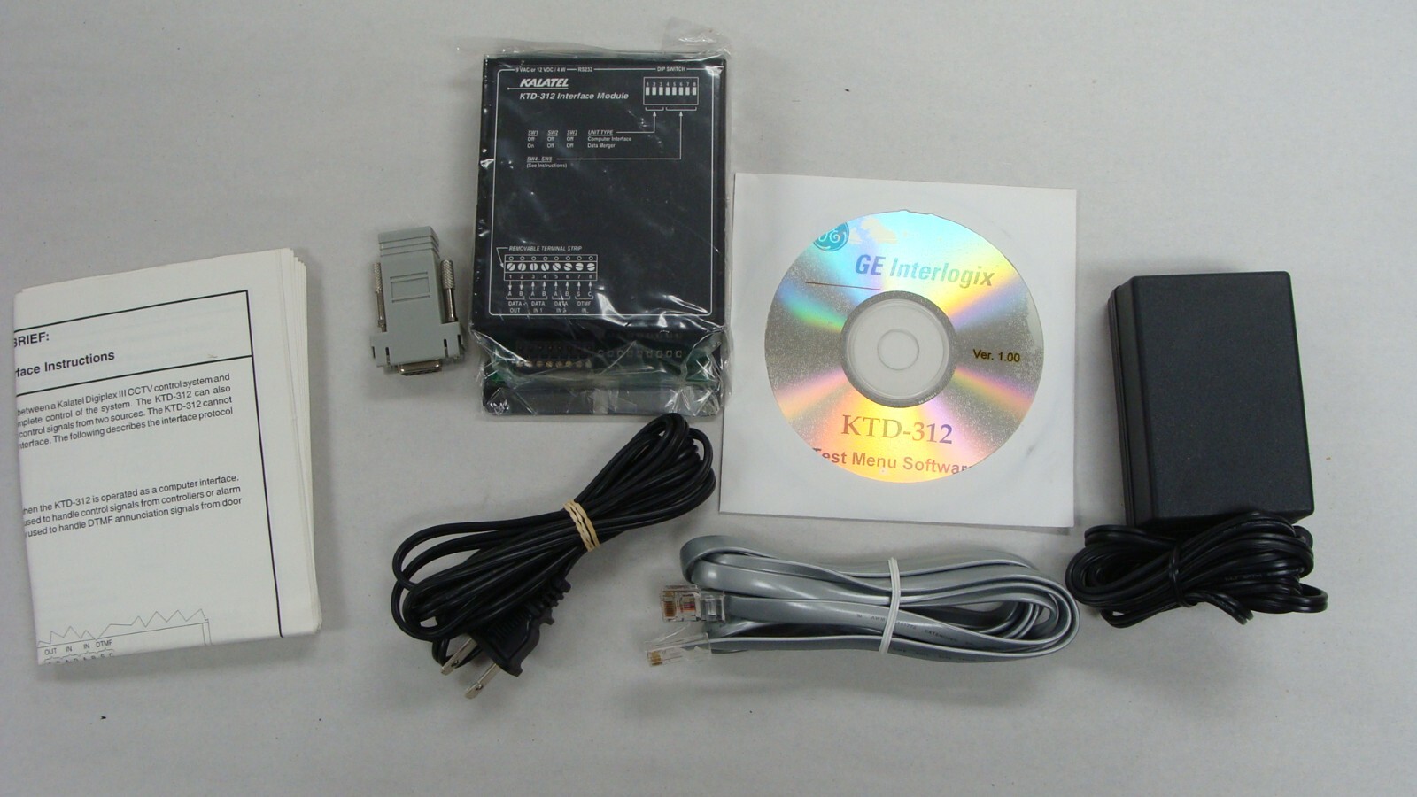 GE INTERLOGIX KALATEL KTD-312 INTERFACE MODULE NEW