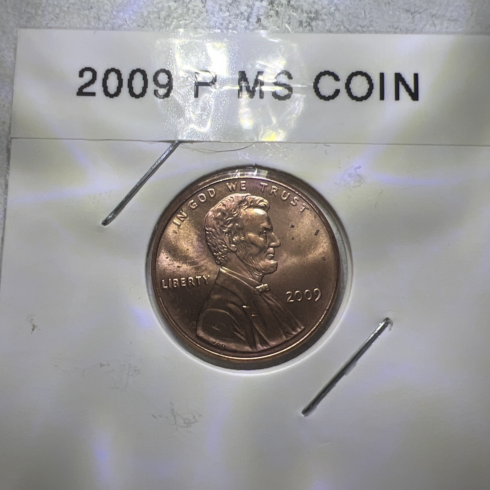 2009 lincoln cent formative years Red MS Gem Fresh Out Of Roll.