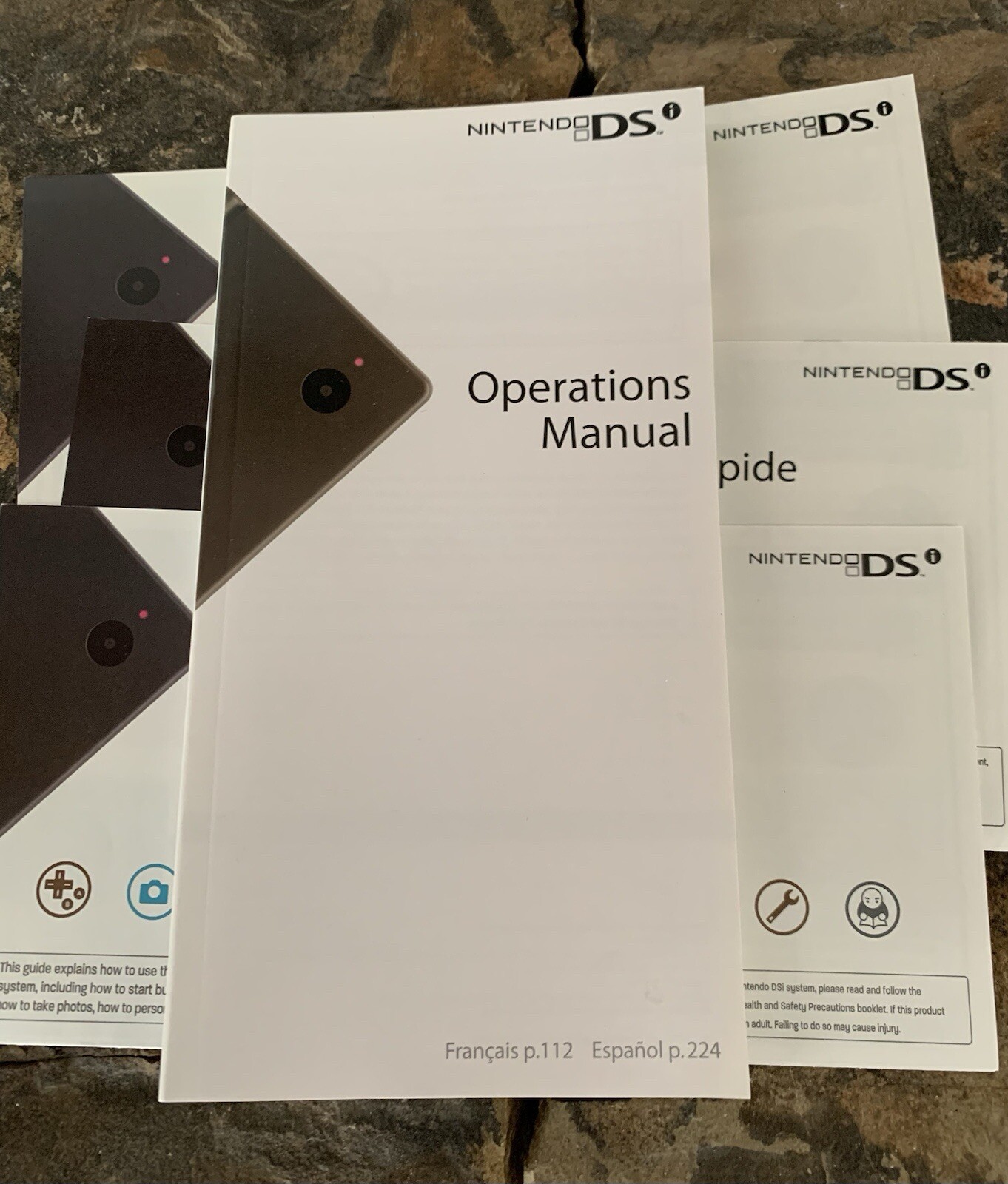 Nintendo DS Operations Manual & Booklet Set.