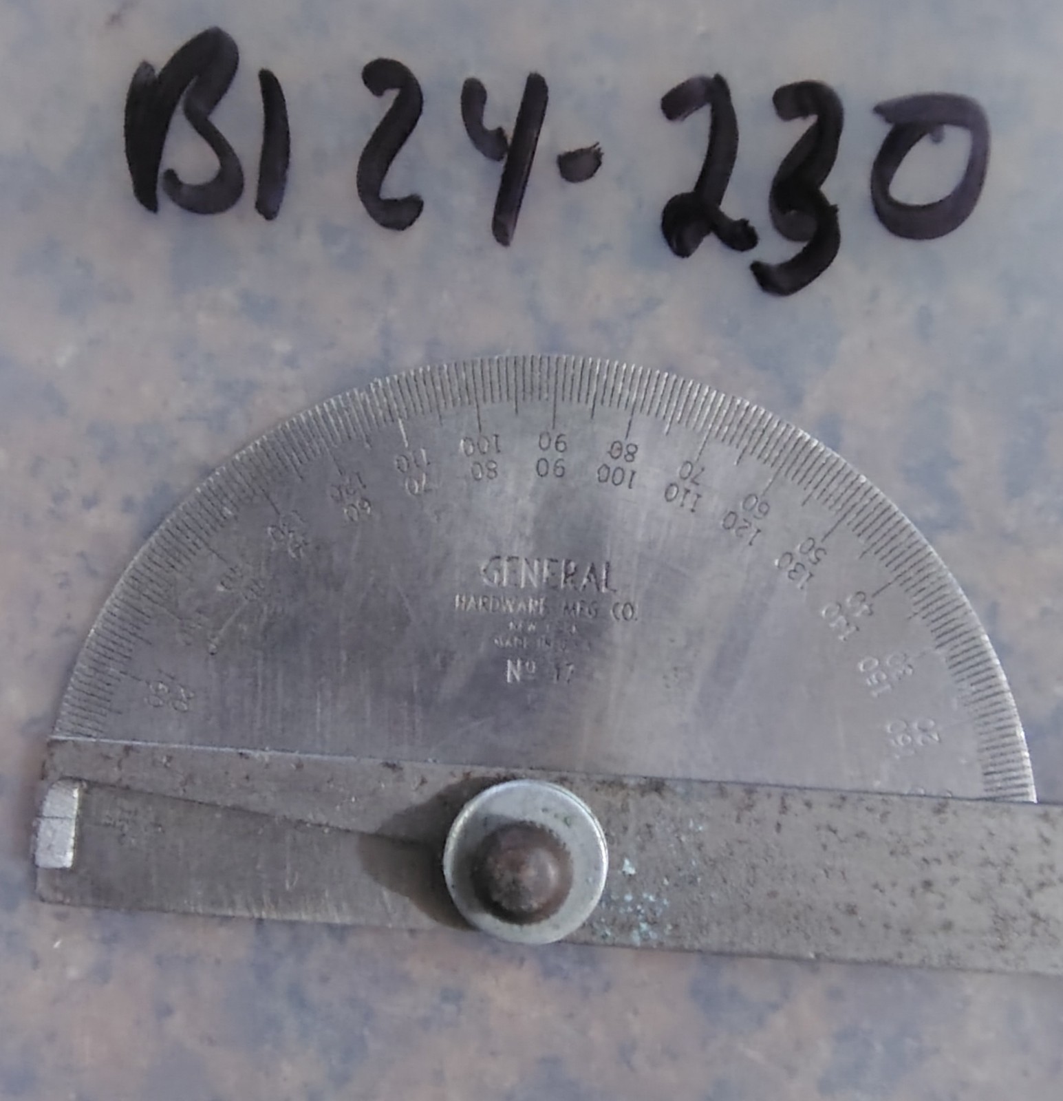 🗽 GENERAL NO 17 ROUND HEAD PROTRACTOR
