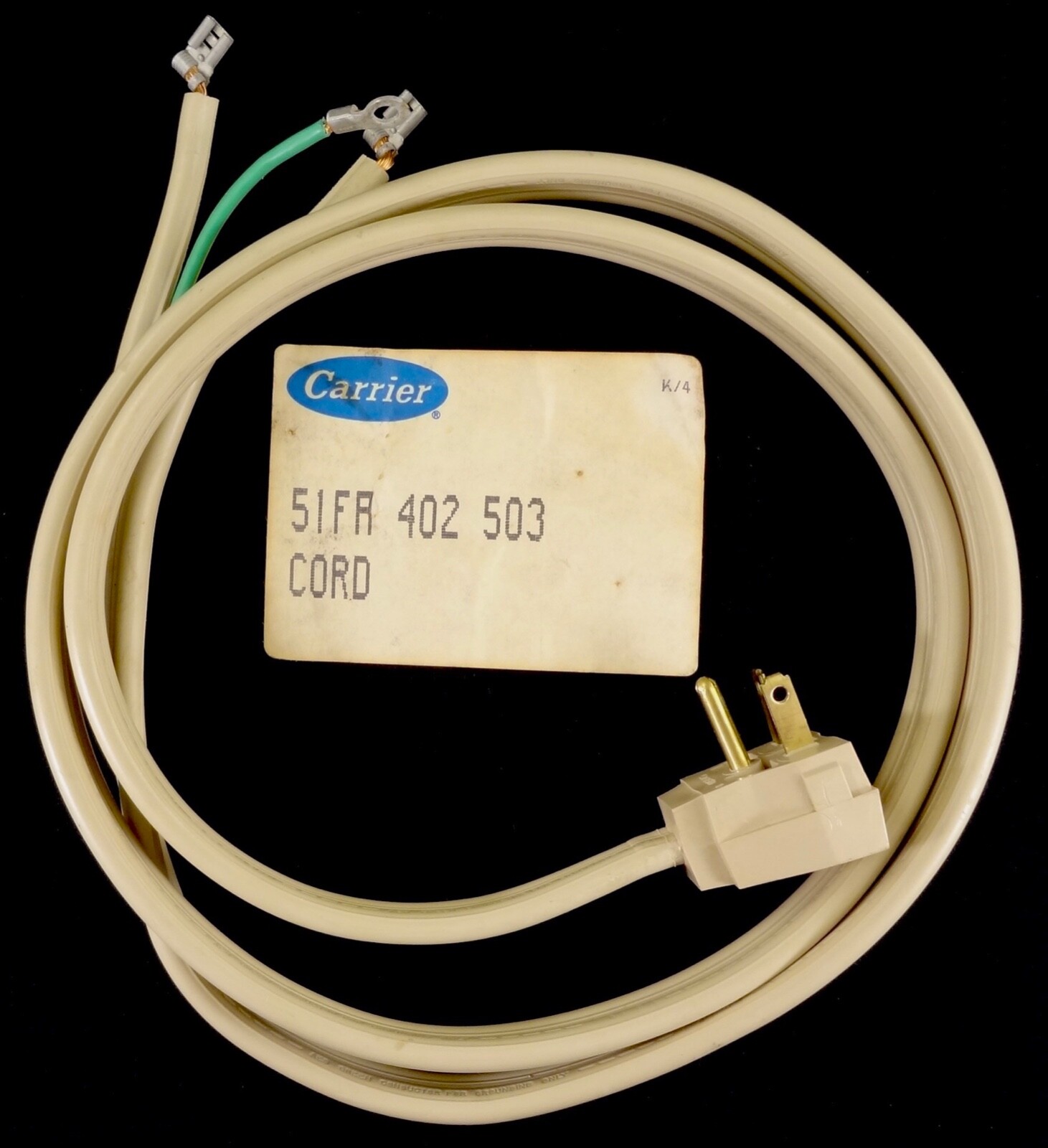 Carrier 51FA402503 Power Cord, Used, Excellent Condition
