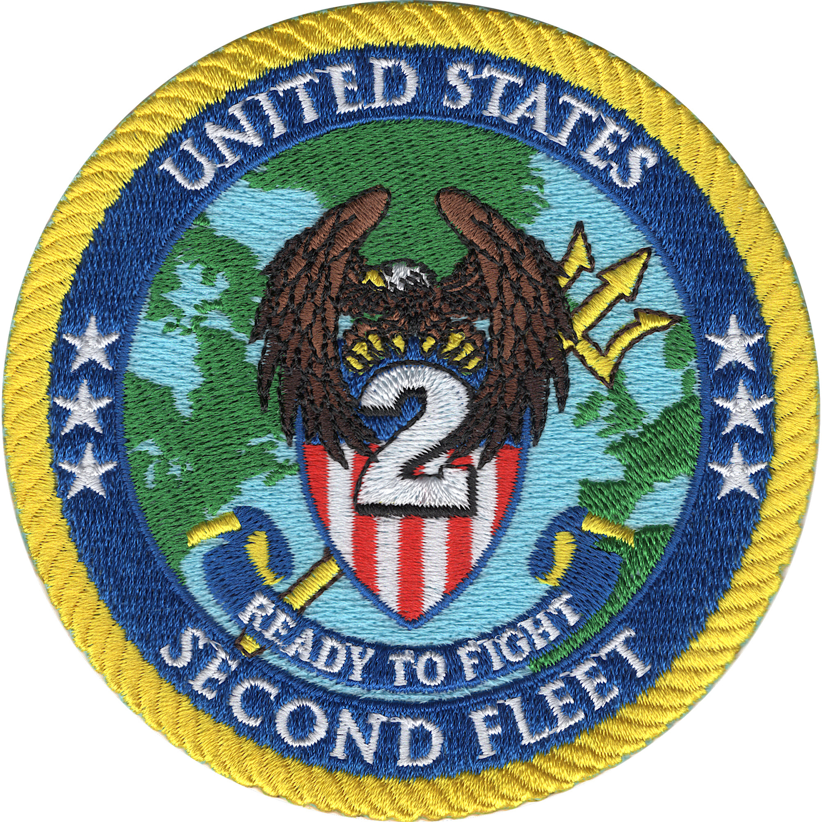 United States Second Fleet Patch