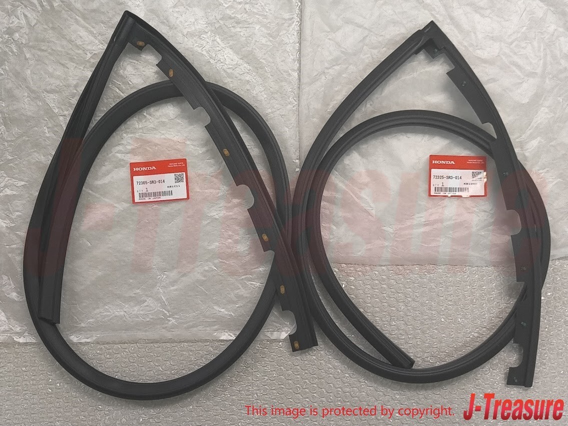 HONDA CIVIC EG4 EG6 1992-1995 Genuine Front Door Sub Seal Right & Left Set OEM