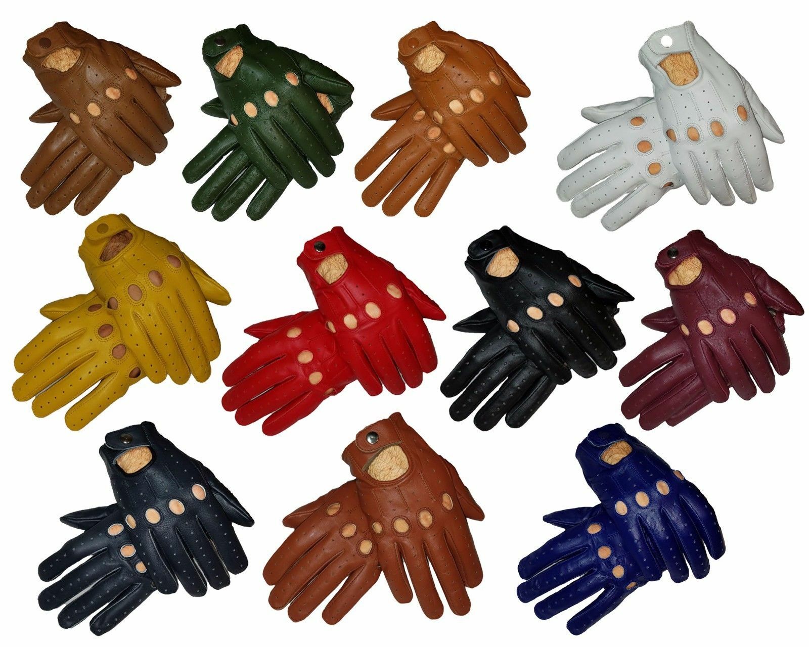 Leather Gloves Ideal for All Weathers (Men)