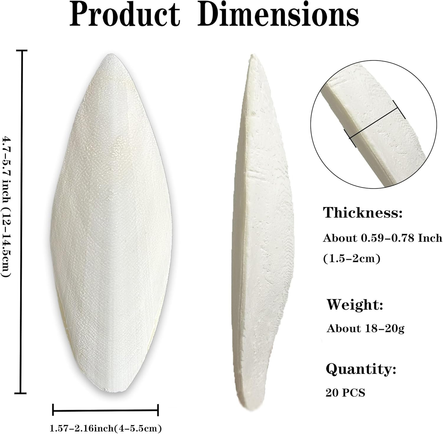 Bird Cuttlebone for Parakeets Cuttlebone for Birds - Natural Cuttlefish Bone Bul